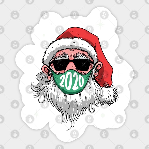 Masked Santa Claus Sticker by MajorCompany